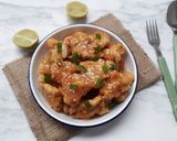 Foto langkah ke 5 dari resep Ayam Tepung Saos Lemon Madu.