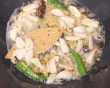 A picture of step 2 of Semiya Biryani.