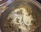 A picture of step 3 of Chicken ala king.