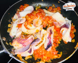 Foto del paso 4 de la receta: Fideos a la cazuela con calamar