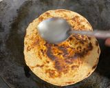 A picture of step 3 of Crispy Masala Roti.