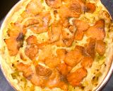 Une image de l'étape 8 de Tarte fine aux poireaux au crottin de chavignol et saumon.