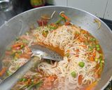 A picture of step 5 of Chineese vegetable manchurian and ponda noodle#challenge.