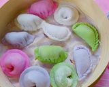 Hình bước làm 10 của món Há cảo sắc màu