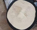 A picture of step 5 of Roti/Chapati.