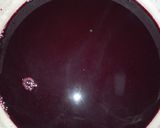 A picture of step 5 of Zobo/Hibiscus drink.