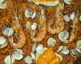 A picture of step 6 of Fideuá with Hake and Prawns.