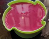 A picture of step 7 of Beetroot Carrot and Mint layer pudding.