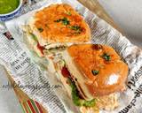 Bun omelette Pav Omelette recipe step 6 photo