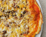 Foto del paso 5 de la receta: Pizza de Carne picada y Tocino ibérico