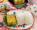 A picture of step 23 of Egg Tamagoyaki with Menma and Shiso.