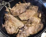 A picture of step 4 of Baked Pork Chops with Shallots, Cream, and Mushrooms.