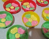 Foto langkah ke 3 dari resep Bolu kukus bunga.