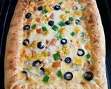 A picture of step 3 of Cheese Filled Square Pizza 🍕🍕.