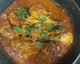 A picture of step 6 of Chatpata Chicken leg masala.