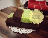 Foto langkah ke 8 dari resep 279. Bolu Santan Lapis Coklat-Pandan.