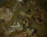 A picture of step 2 of Goat meat pepper soup.