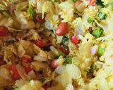 A picture of step 4 of Dadpe pohe healthy breakfast.