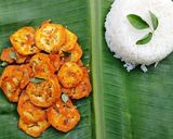 A picture of step 8 of Aratikaya Vepudu/Raw Banana Fry.