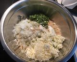 A picture of step 1 of Kofta Biryani.