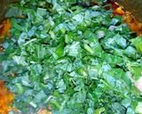 A picture of step 5 of Fried Egusi soup.