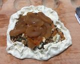 A picture of step 2 of Blue Cheese And Walnut With Sea Coconut Pastry.