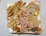 A picture of step 1 of Shami sandwich.