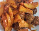 A picture of step 5 of Meet kebab with pateto.