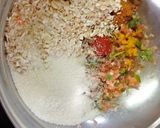 A picture of step 3 of Oats Tomato Pancake.