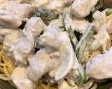 Creamy Garlic Chicken with Spaghetti recipe step 11 photo