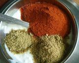 A picture of step 2 of Chicken Tangdi kabab.