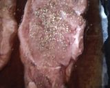 A picture of step 16 of Cyprus army Pork chop for my Colonel (baked) πριζόλα.