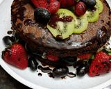 A picture of step 7 of Chocolate fruit cake.