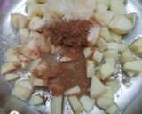 A picture of step 2 of Apple crumble.