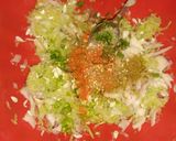 A picture of step 3 of Kadu ke pakory(pumpkin fritters).