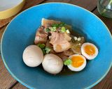 A picture of step 7 of Japanese style braised pork belly in the Instant Pot.
