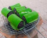 Hình bước làm 5 của món Chuối Nếp Cẩm Nướng Chan Nước Cốt Dừa