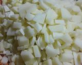 A picture of step 1 of Aaloo ki bhaji.