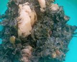 A picture of step 1 of Chicken and spinach.