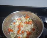 A picture of step 3 of Little Millet Pulao.
