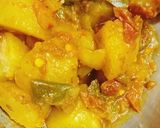 A picture of step 5 of Shimla mirch aloo ki sabji.