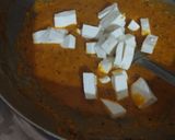 A picture of step 4 of Paneer masala.