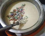 A picture of step 5 of Eggless Vanilla cake.