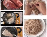 A picture of step 1 of Thai Street Food • Fried Shredded Pork with Crispy Shallot •Thai Street Vendor food | ThaiChef Food.