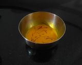 A picture of step 1 of Rava Kesari.
