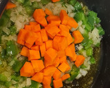 Foto del paso 2 de la receta: Garbanzos con calabaza y chorizo