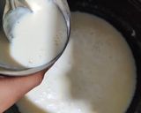 A picture of step 2 of Lychee kheer.