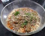 A picture of step 1 of Brinjal Pakora.