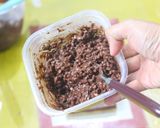 Foto langkah ke 4 dari resep Almond Cara Crakine Travel Cake.