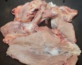 A picture of step 1 of Chicken Soup.